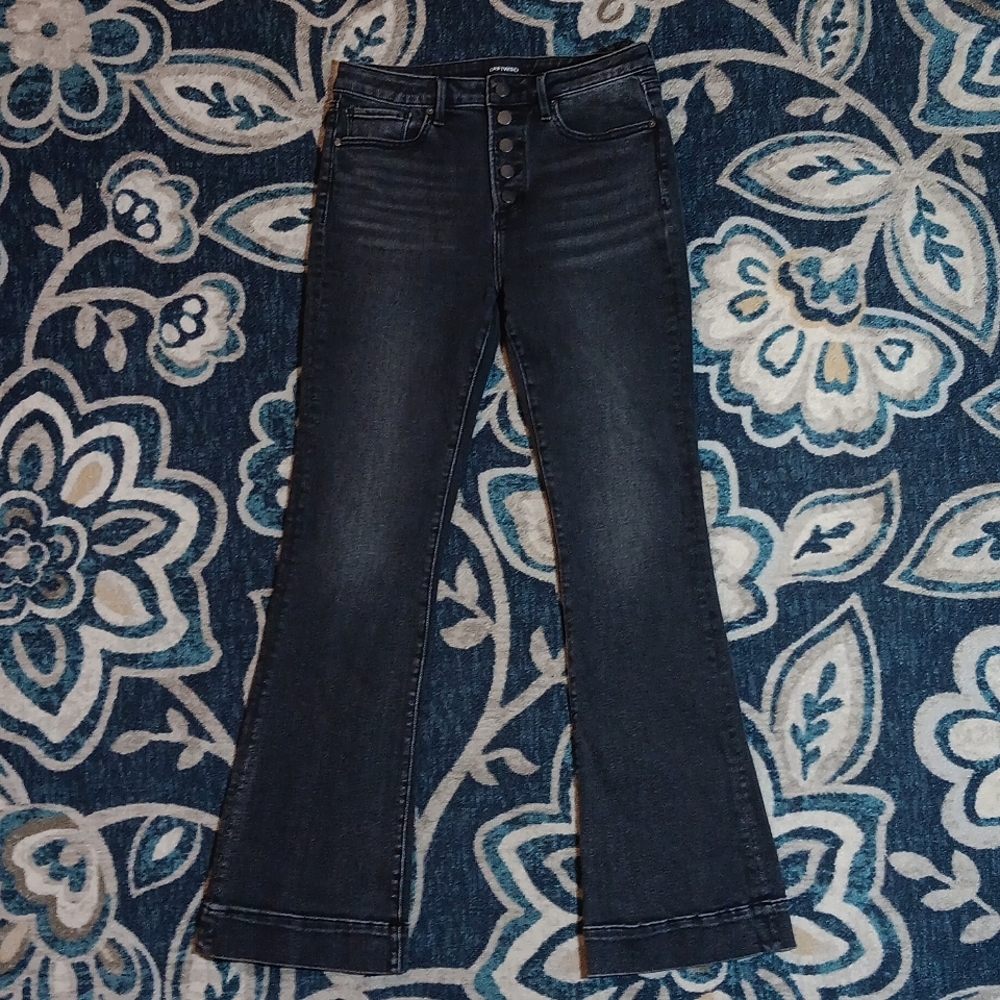 Anthropology Driftwood Wyatt trouser boot cut jeans